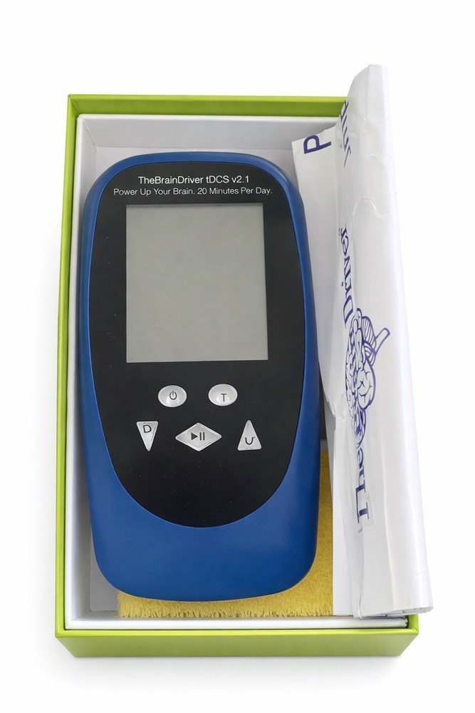 TheBrainDriver tDCS v2.1 Stimulation Device Kit for Head, Electrotherapy