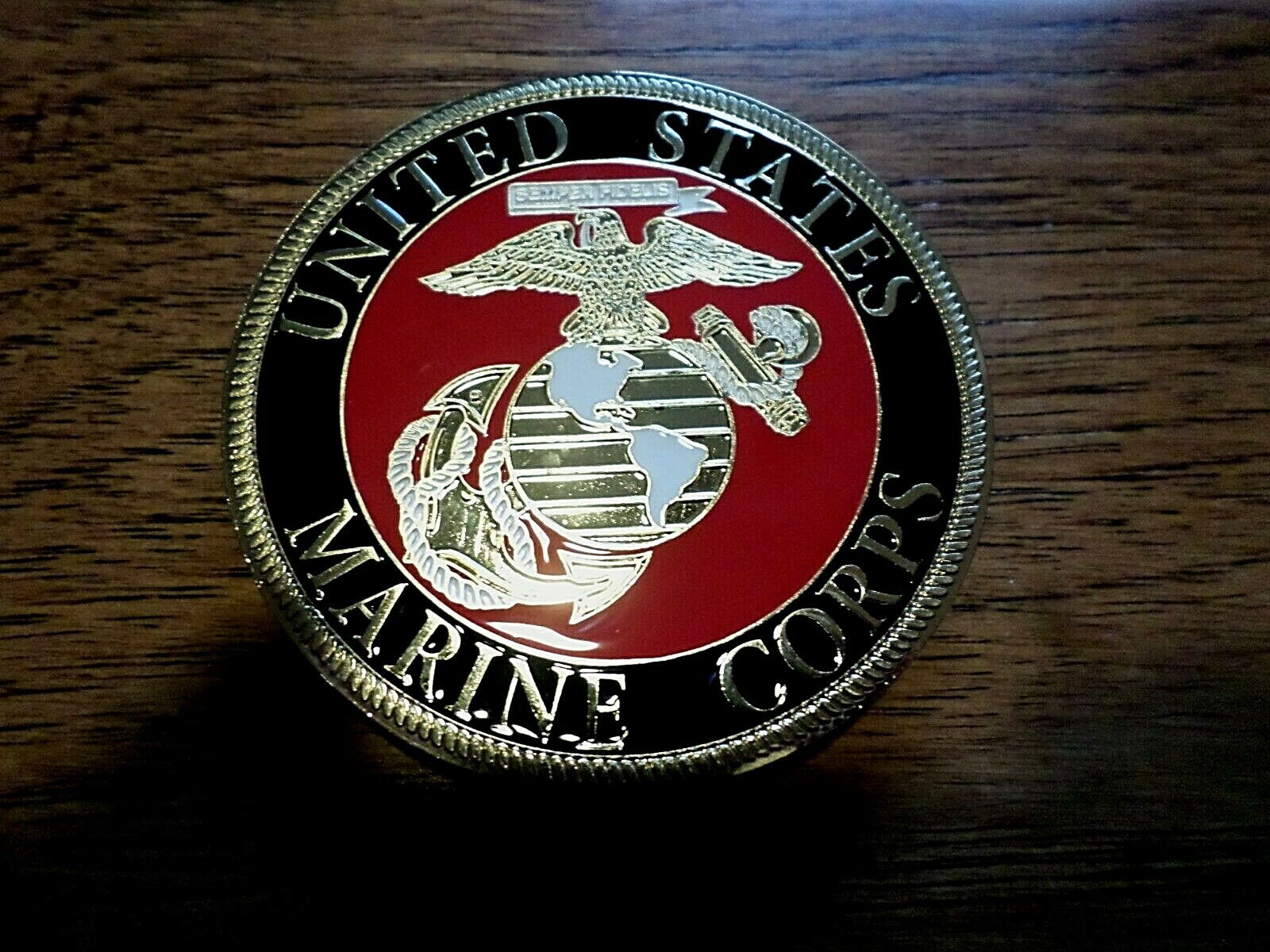 U.S MARINE CORPS EGA USMC AUTOMOBILE GRILL EMBLEM AUTO HOME MEDALLION