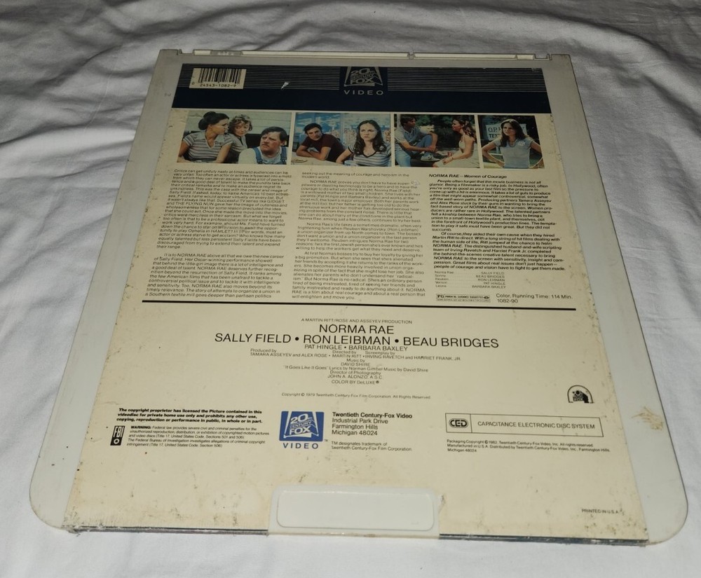 Norma Rae CED