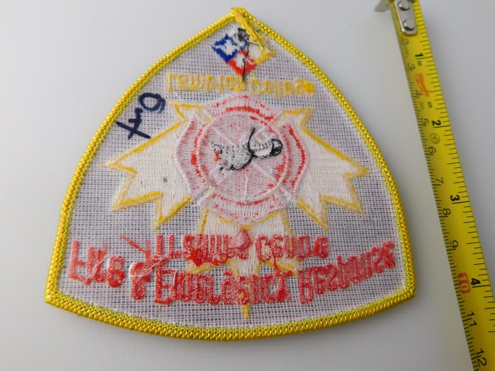 LAMBTON COLLEGE FIRE EMERGENCY RESPONSE TRAINING CENTRE VINTAGE PATCH SHOULDER