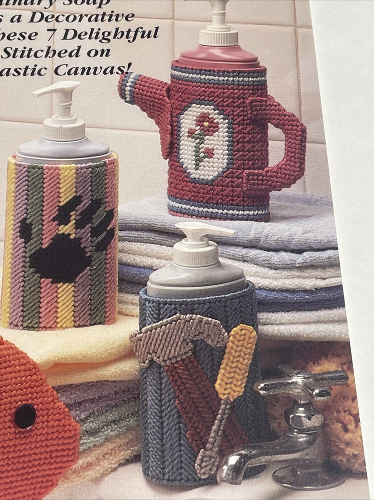 Needlecraft Shop Soap Covers Plastic Canvas Pattern