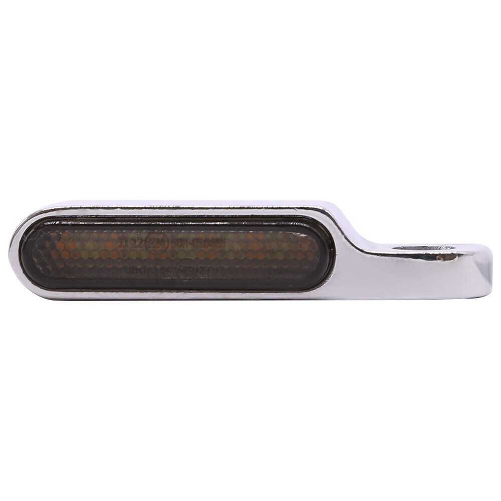 For-Harley Chopper 2X Motorcycle LED Turn Signal Indicator Amber Blinker Light