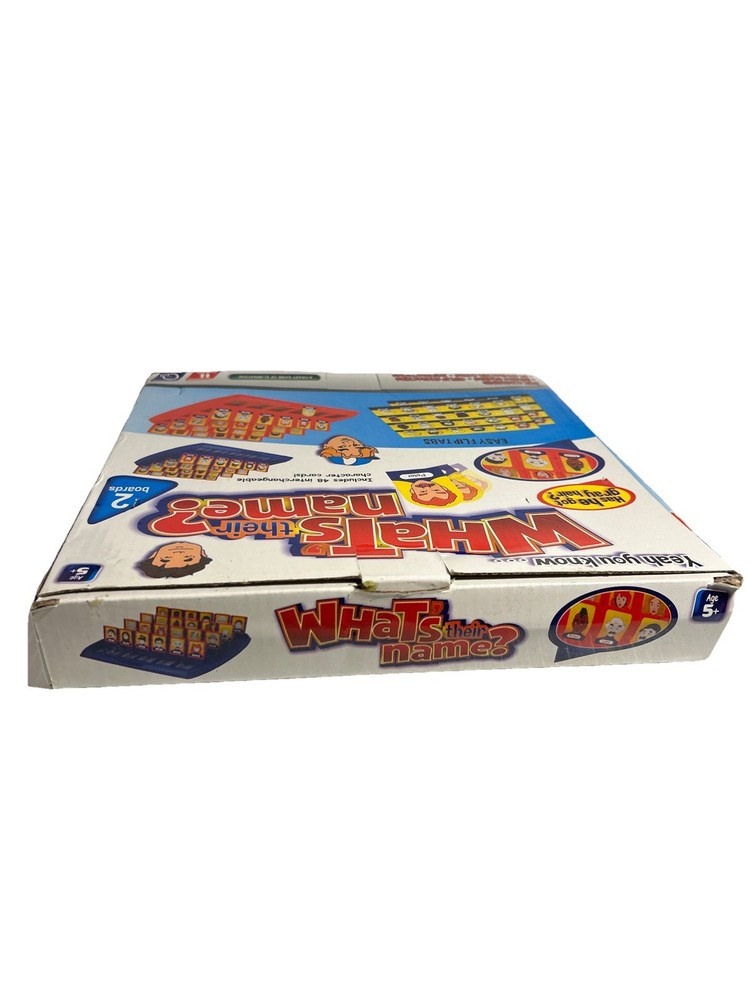 Vintage What’s Their Name Board Game New Open Box