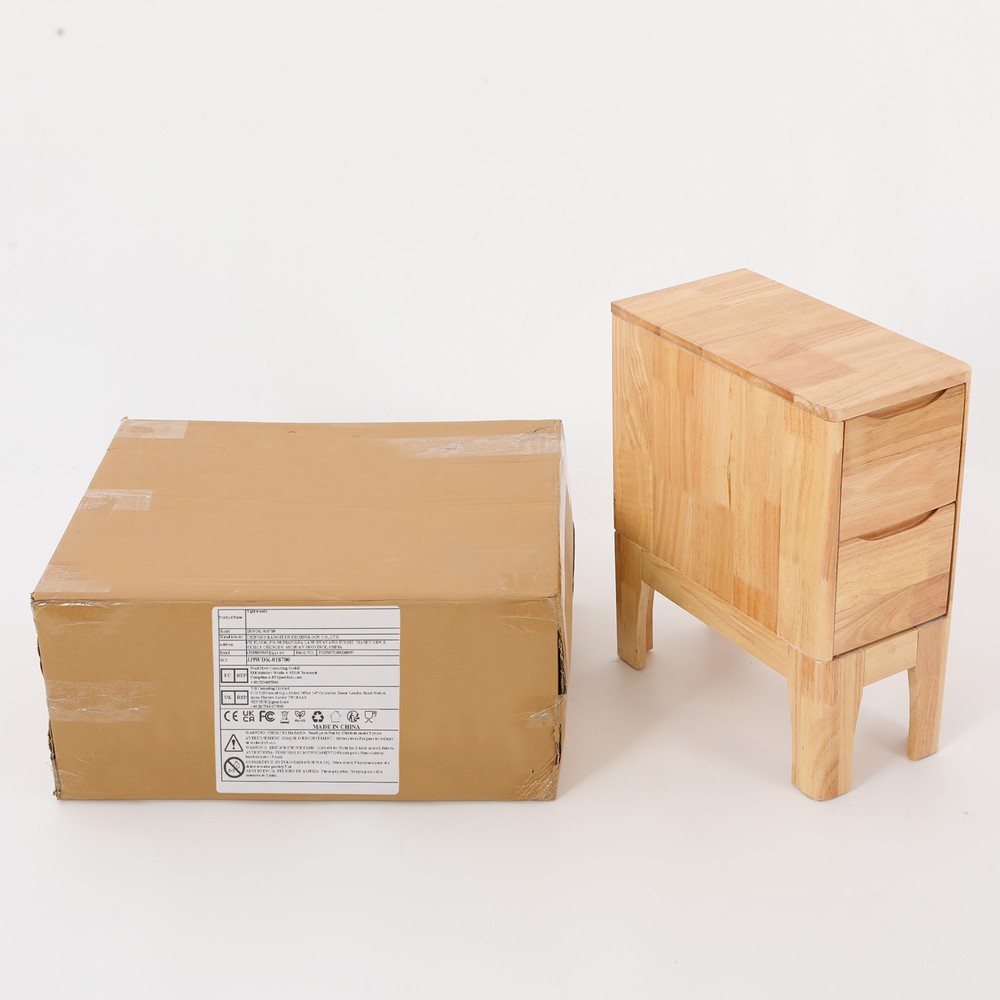 Wood Bedside Table, Sofa Side Table, Bedside Table with Drawers Bedside Table