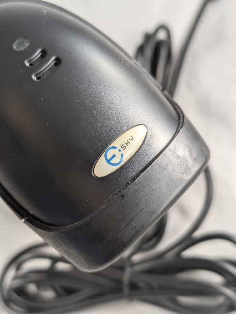 Lot of 2 E-Sky 9800 Laser Barcode Decoder and Scanners - Tested And Working Esky