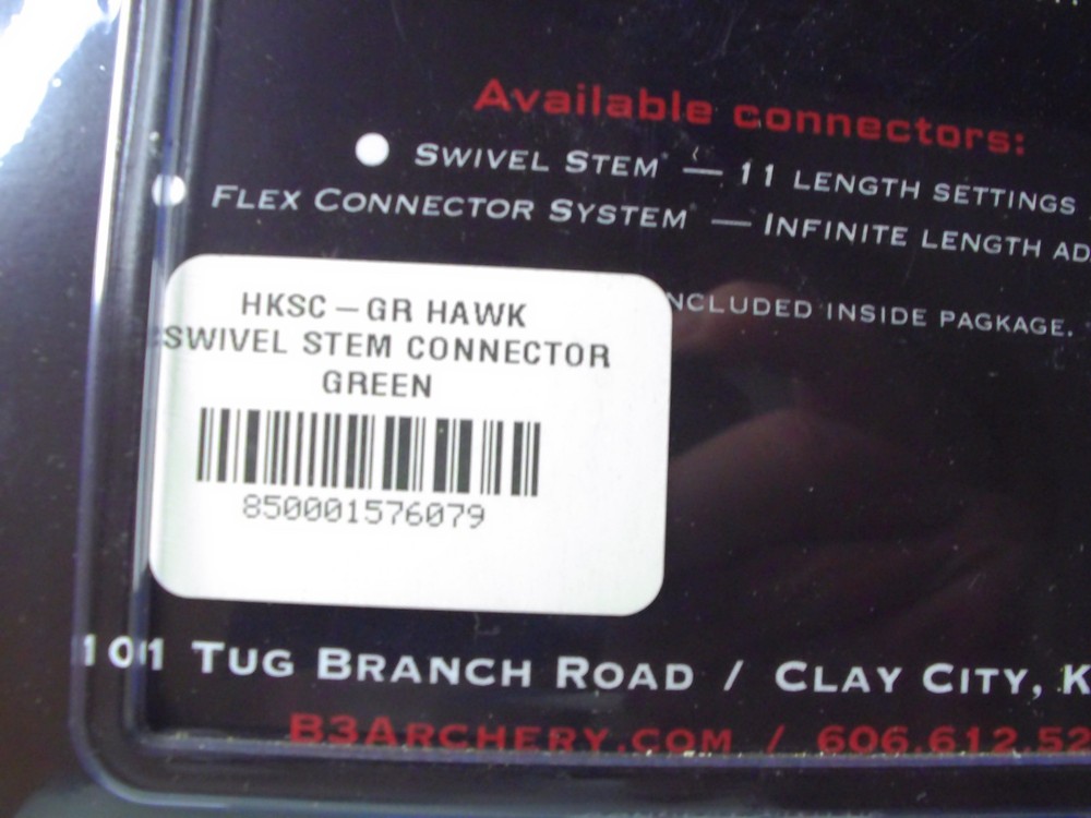 B3 Archery Hawk Swivel Stem Connector Green Release
