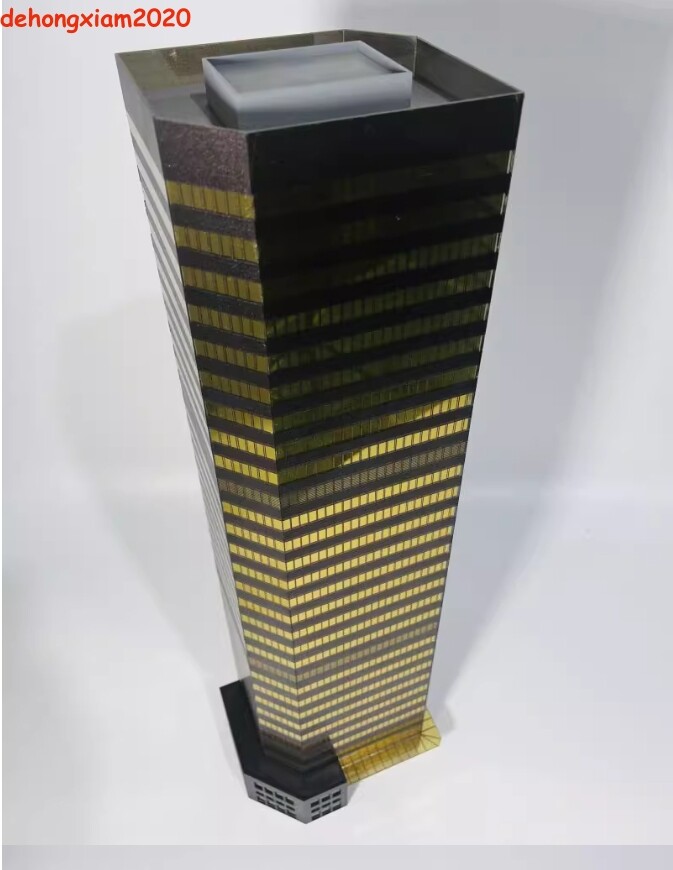 1/150 Building Model Office Building Scene Architecture Assembled Skyscraper