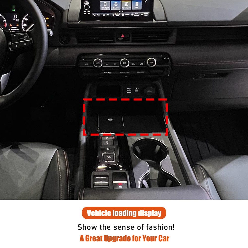 ABS Center Console Lower Storage Container Tray For Honda Pilot 2023+