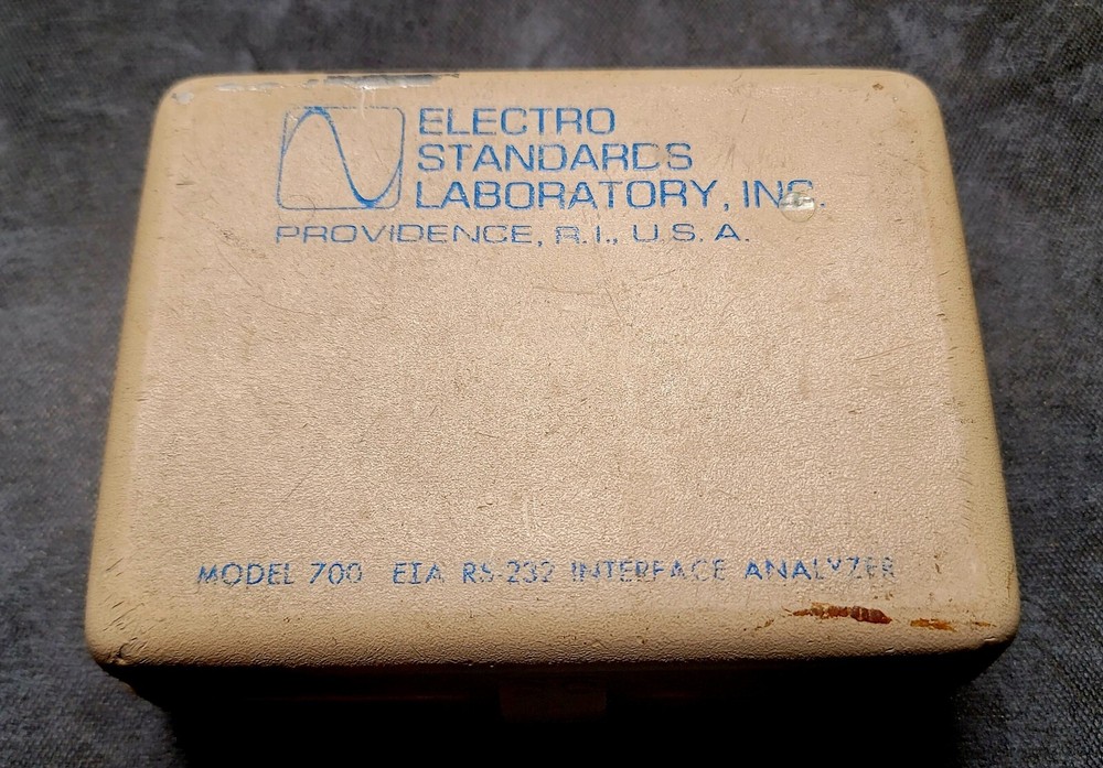 Electro Standards Laboratory Model 700 EIA RS-232 Interface Analyzer PARTS ONLY
