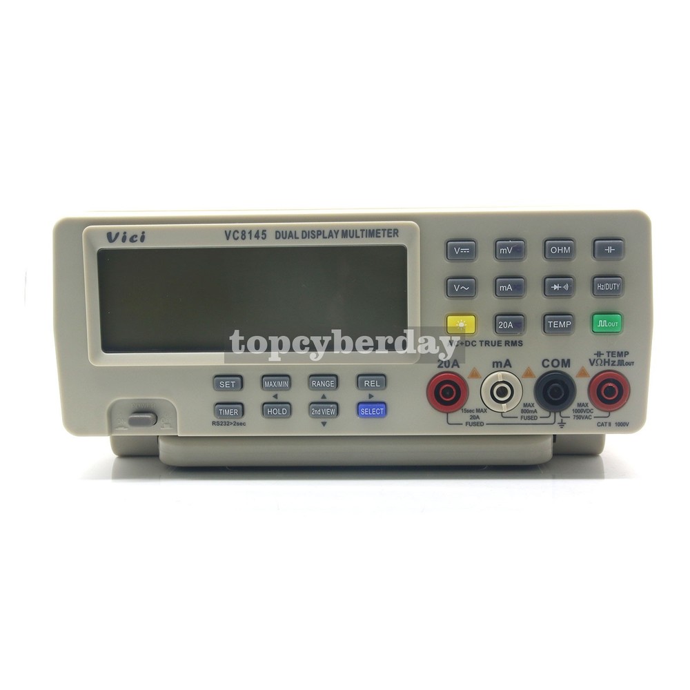 VICI Digital Multimeter VC8145 Bench Top Voltmeter PC DMM 80K Digit Cap
