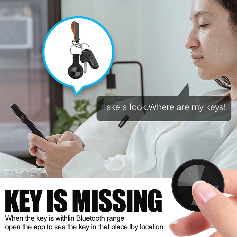 2/4/6x Smart Anti-Lost Gps Bluetooth Tracking for Keys&kids ios& Android Support