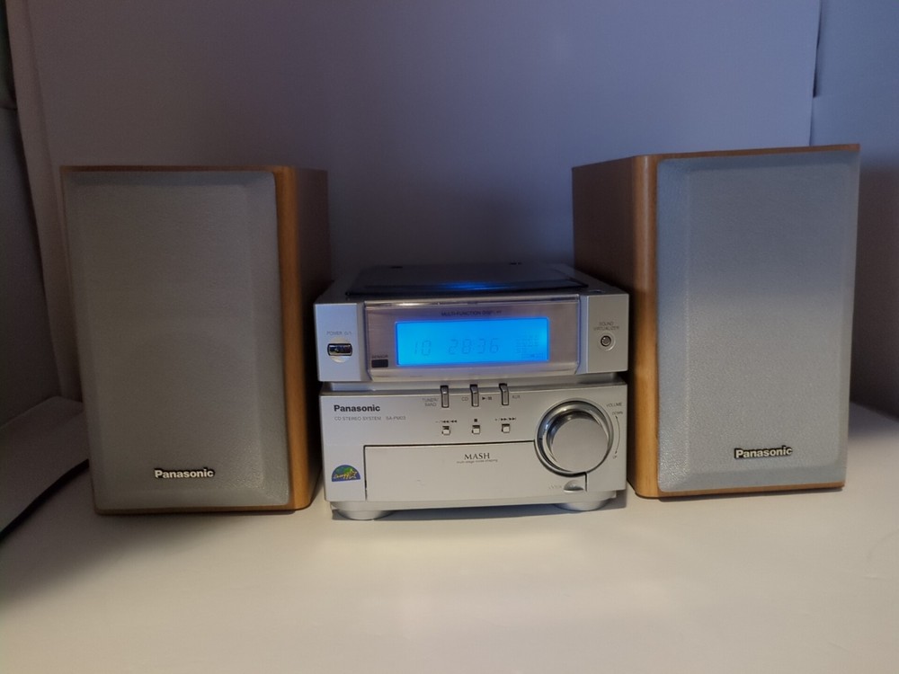 Panasonic SA-PM03 FM/AM /CD Player System Tested and Working, NO Remote