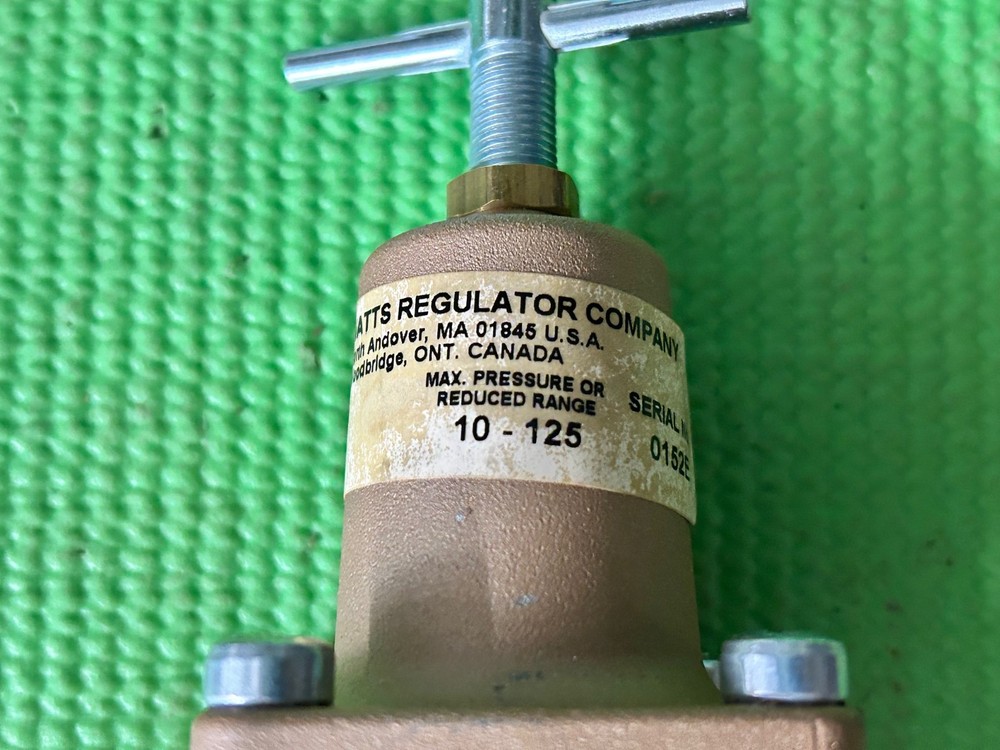 Watts Water Pressure Regulator 1/4" 26A 10-25 PSI