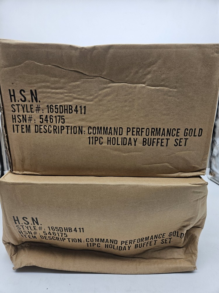 Command Performance Gold Buffett Set 11 Pieces  Stainless Steel Open