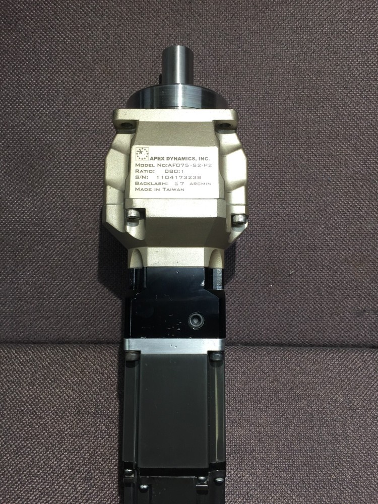 APEX DYNAMICS INC. AF075-S2-P2 HIGH PRECISION PLANETARY GEARBOX /MOTOR/ENCODER