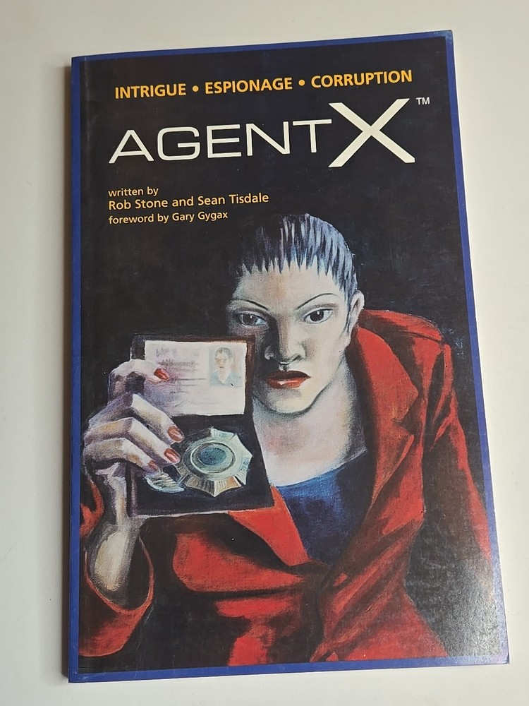 Agent X Secret Agent RPG Mind Interactive Intrigue-Espionage-Corruption FS
