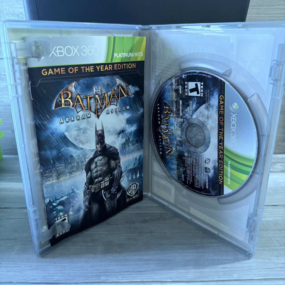 Microsoft Xbox 360 Slim S 4gb Console Bundle 5 Games Controller And Cords