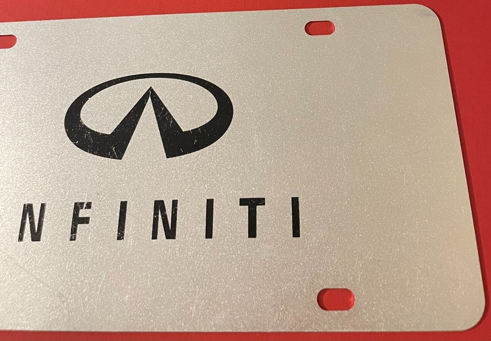 Infiniti Booster License Plate