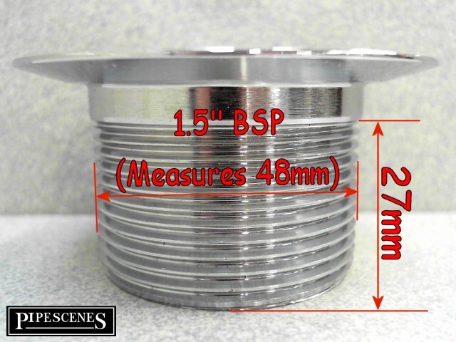 Replacement Shower Drain Top Waste Trap Chrome Plated BRASS 1.5" INCH Thread