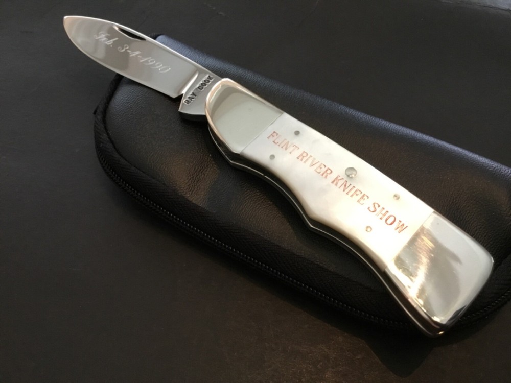 Custom Ray Cook Master Smith MOP Slipjoint Folder Folding Knife