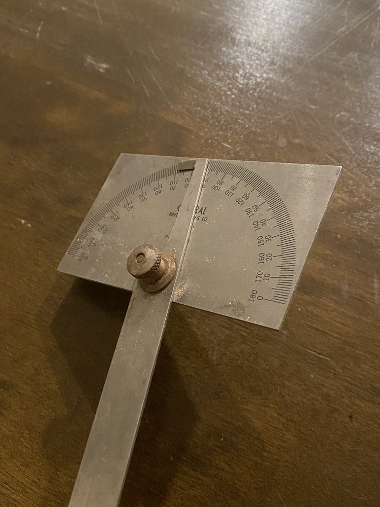 Vintage General Hardware No. 17 Machinist Protractor