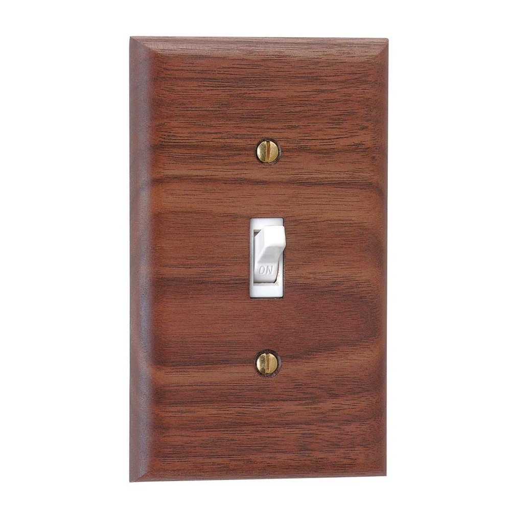 Switchplate Walnut Single Toggle | Renovator's Supply