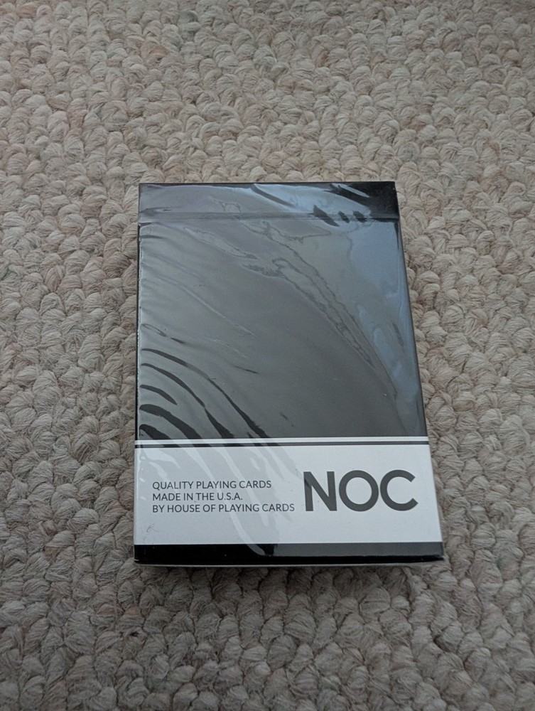 NOC Original Playing Cards, Black - SEALED
