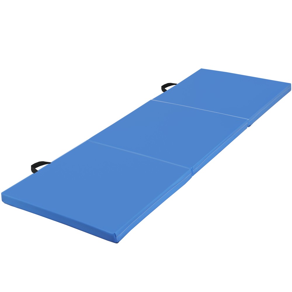 Thick Soft Tri-Fold Panel Pilates Fitness Exercise Mat Gymnastics Comfort Mat