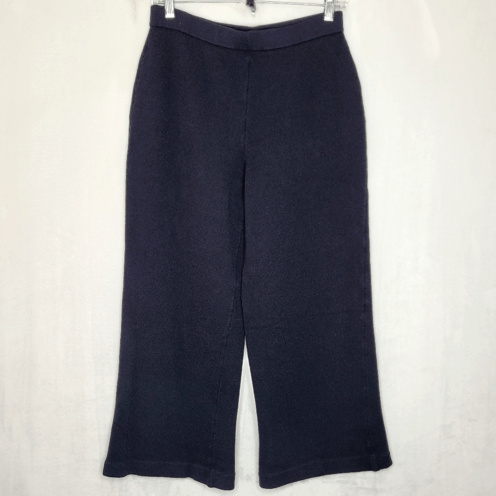 St. John Collection Black Santana Knit Pull On Pants Size 6