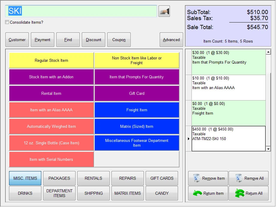 Bundle 5: Retail Point of Sale (POS) System