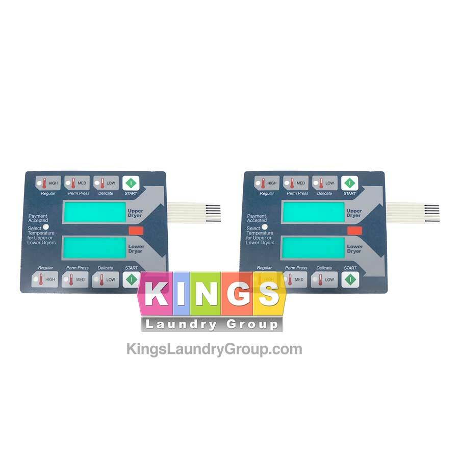 2 PCS 9801-059-004 9801-059-006 Dexter Blue Touch Pad for Stack Dryers