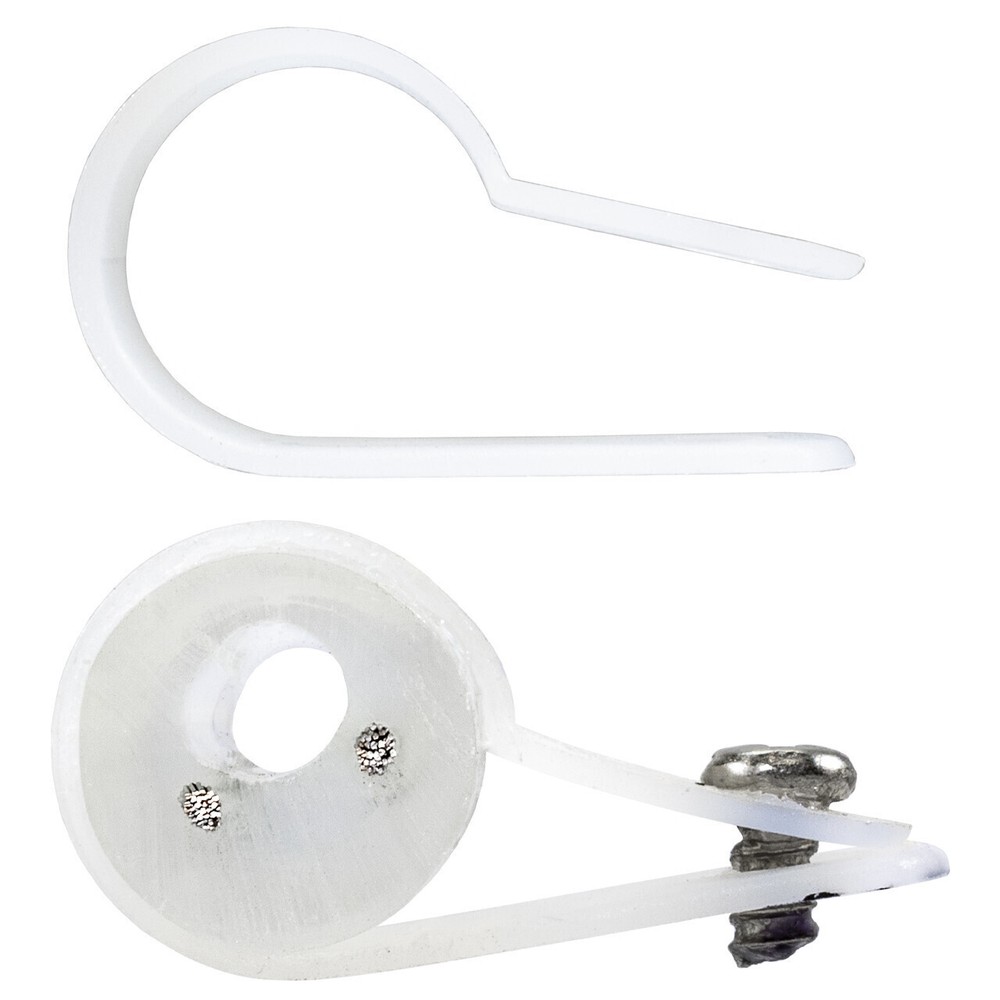 1/2 Inch Rope Light P-Style Mounting Clips (50 Pack)
