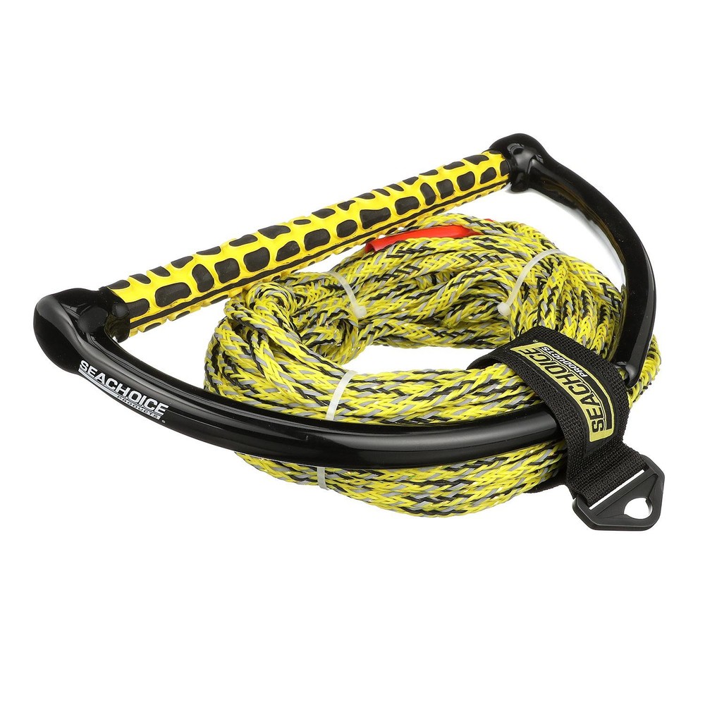 Seachoice 86726 5-Section Wakeboard Reflective Rope, 75'