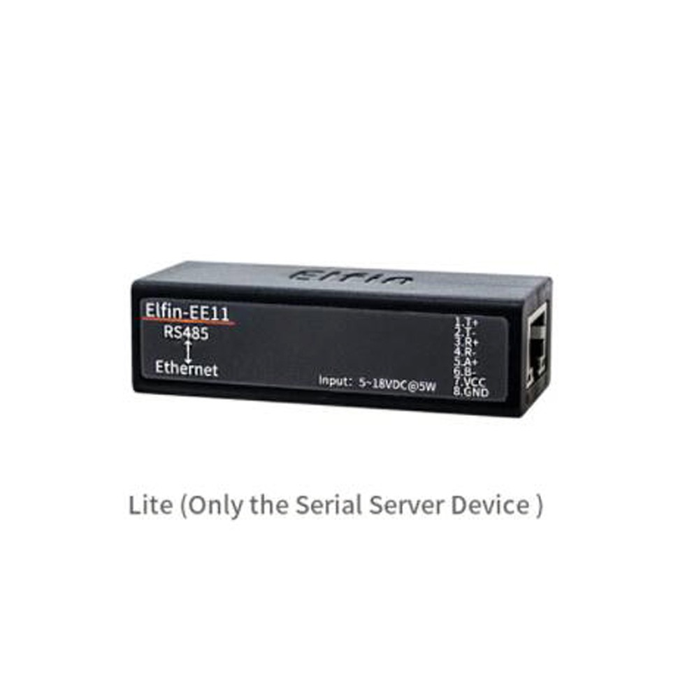 Elfin-EE11 RS485 To Ethernet Modbus DTU SMS Communication Interface Module