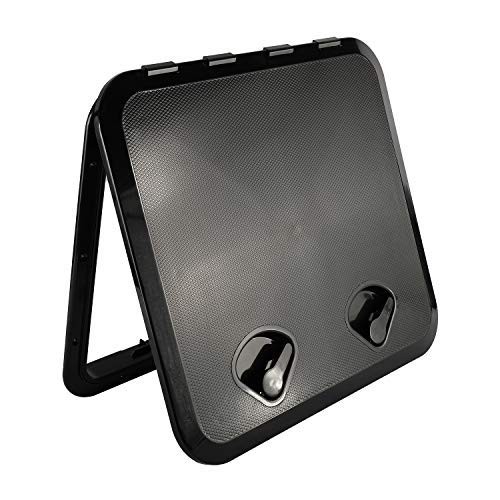 YaeMarine Marine Boat Deck Access Hatch & Lid - Black 20"