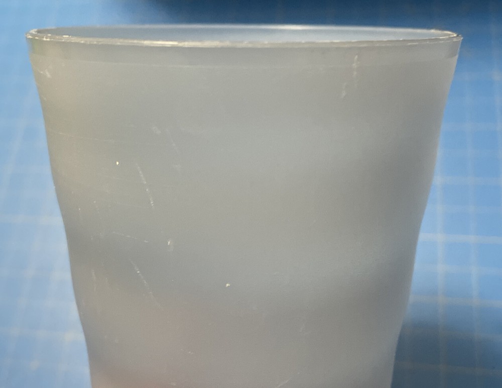 Tupperware Impressions 11oz Blue 3 Cups