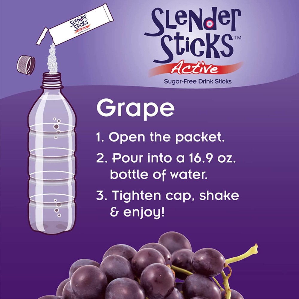 NOW FOODS Active Grape Slender Sticks 12 Box