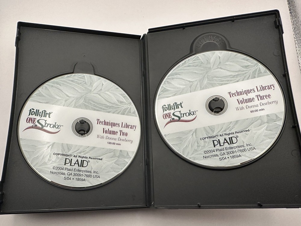 LOT - Plaid One Stroke kits plus DVD