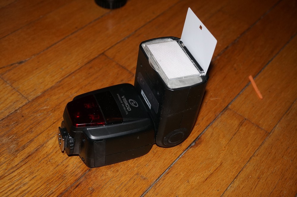 Visico VS-765 i-TTL Flash for Nikon w/Custom Brackets CB Junior