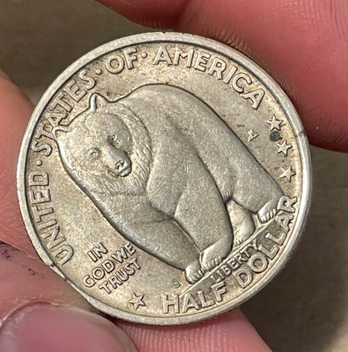 U.S. - 1936-S Silver Bay Bridge Commemorative Half Dollar - Very Popular