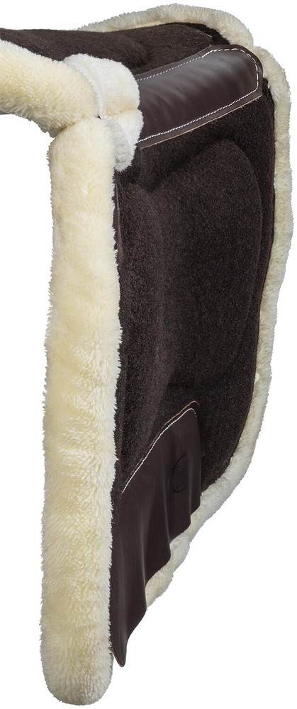 Western Saddle Pad - Contour Padded Bars - Fleece Bottom