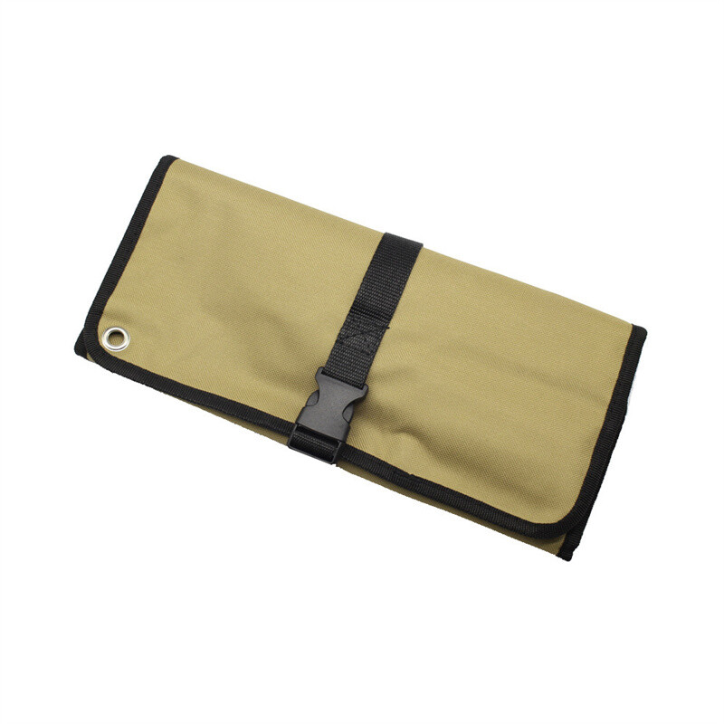 Roll Tool Pouch Rolling Tool Hanging Bag Multi Pockets Spanner Wrench Organizer