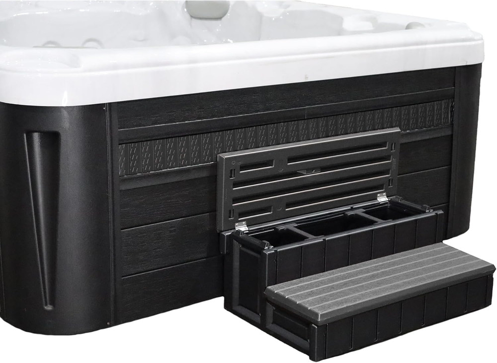 Stylish Deep Grey Storage Step - Perfect for Organizing Your Space!