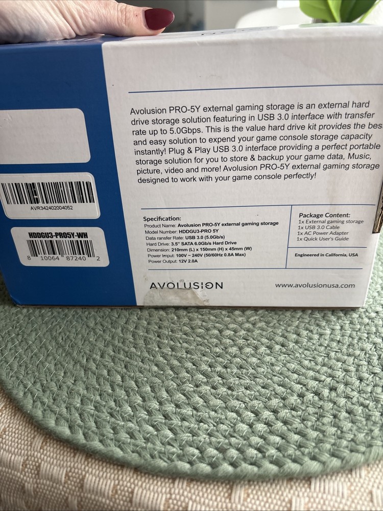 avolusion external hard drive 22tb
