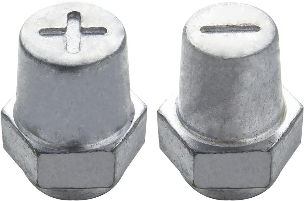 5/16"-18 Thread Battery Terminal Post Adapter Female Lead Stud Extension 2 Pack