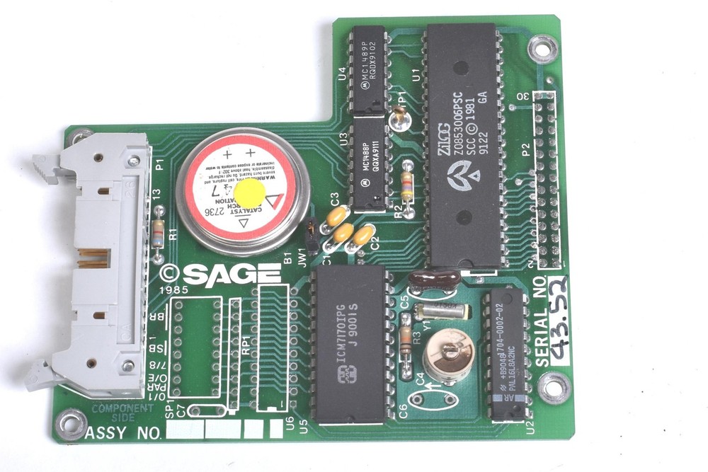 Sage Instruments 5000 0004 02 C Control Board