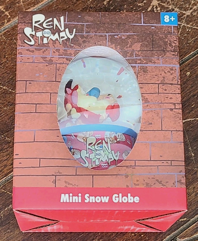 REN & STIMPY (2025) Mini Snow Globe #GLBM-NICK-RNSTMP