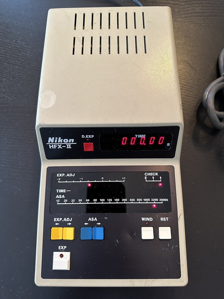 Nikon HFX ii Camera Controller And Nikon HFX-II Microscope Adapter For Polaroid