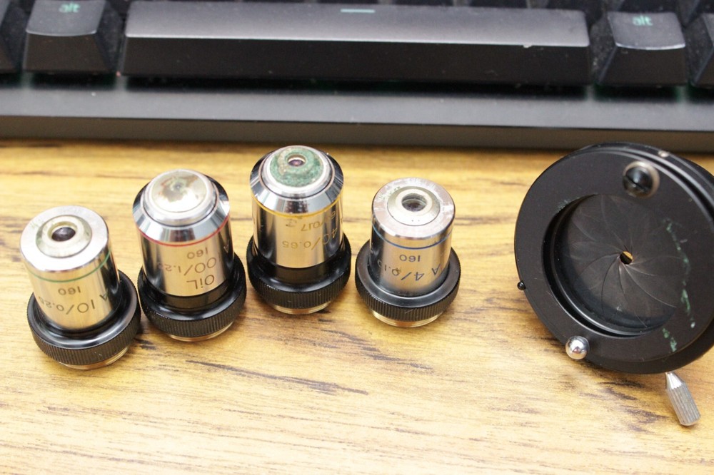 (dirty) bausch lomb microscope lenses