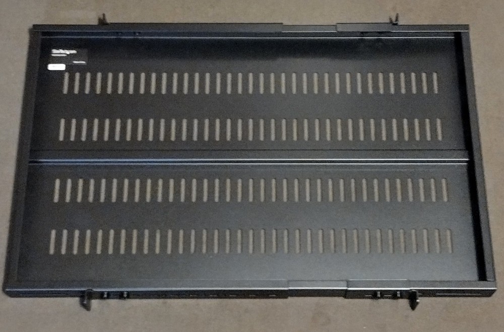 StarTech.com 1U Adjustable Mounting Depth Vented Rack Mount Shelf ADJSHELFHDV